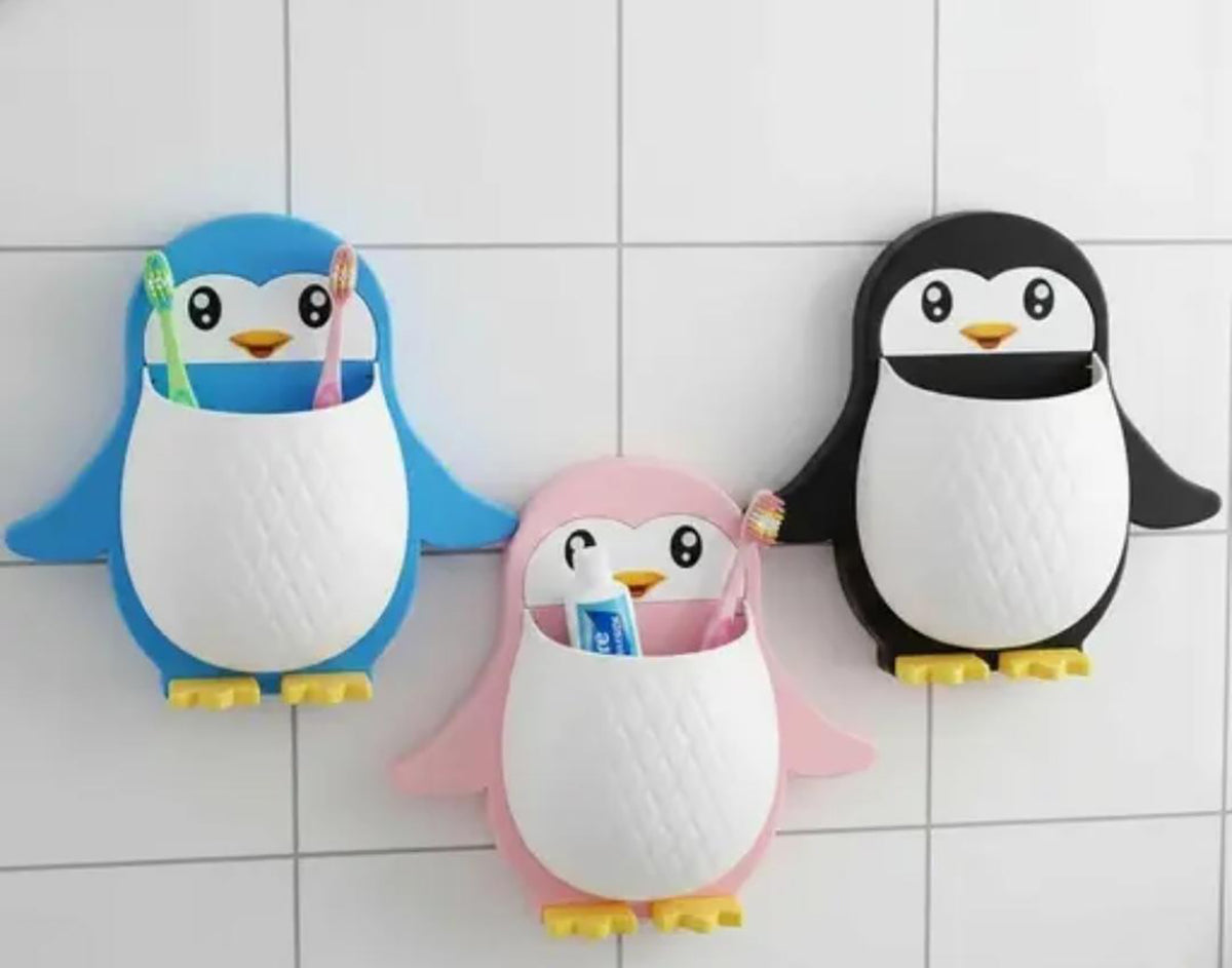 Pack Of 3 High Quality Cutlery Stand Spoon Cutlery Pen Brush Penguin Stand Image 2