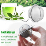 Stainless Steel Mesh Tea Ball Infuser Loose Leaf Strainers Teapot Cup Mug Pot Tea Infuser Tea Infuser Stainless Steel Green Tea Filter Pack Of 2 Image 4