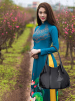 Handbag For Women And Girls Stylish Black PU Leather Bag Image 2