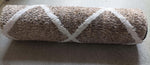 Microfiber Anti-Slip Doormat for Home & Bathroom Entrance Beige Rectangular Mat (22x55 Inch) Image 4