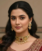 Premium Artificial Traditional Jewelry Collection: Ethnic Necklace & Earring Sets Image 2