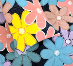 Quilted Fabric (90x100 Inch) Double Size Bedsheet With 2 Pillow Cover in Multicolor Image 4