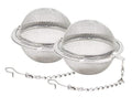 Stainless Steel Mesh Tea Ball Infuser Loose Leaf Strainers Teapot Cup Mug Pot Tea Infuser Tea Infuser Stainless Steel Green Tea Filter Pack Of 2 Image 1