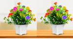 Artificial Flowers Plants For Home Office Kitchen Decoration And Gifts Combo Pack Image 1