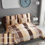 Cotton (90x100 Inch) Double Size Bedsheet With 2 Pillow Cover in Multicolor Image 1
