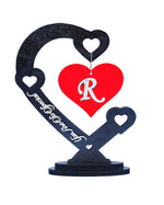 Impactgift You Are So Special R Latter Alafhabet Unick Best Gift Set For Valentines Day Birthday Decorative Showpiece 13 Cm Wood Black Red Image 2