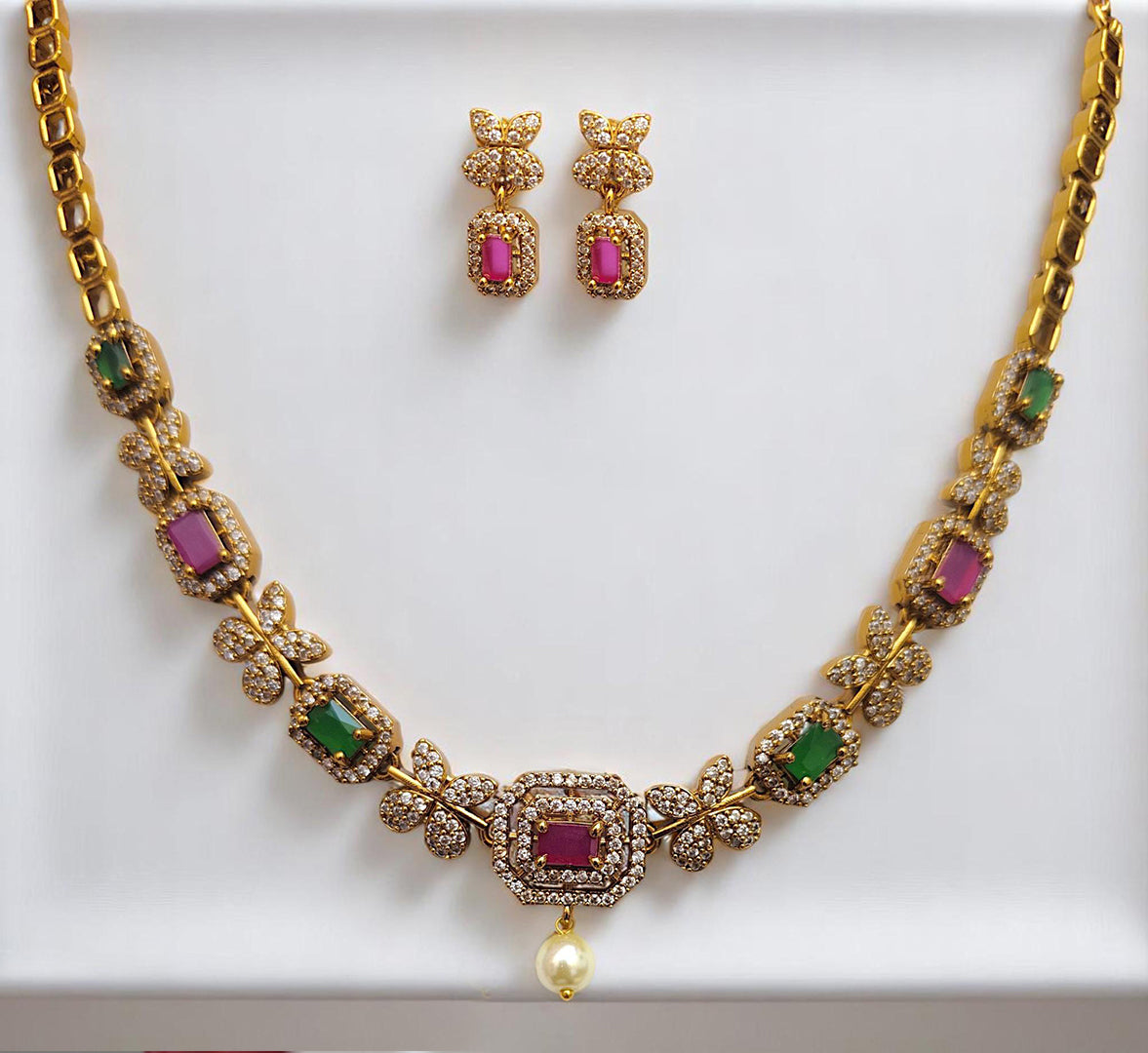 Premium Artificial Traditional Jewelry Collection: Ethnic Necklace & Earring Sets Image 2