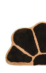 Microfiber Anti-Slip Doormat for Home & Bathroom Entrance Multicolor Semi Circle Mat (45x70 cm) Image 2