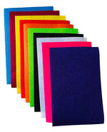 A4 Felt Sheets 29.7x21Cm Set 10 Colors Felt Sheets Stiff Felt Fabric Hard Felt Squares Craft Felt 1Mm Thickness For Kids School Diy Crafts Patchwork Embroidery Sewing Crafting Project Image 1