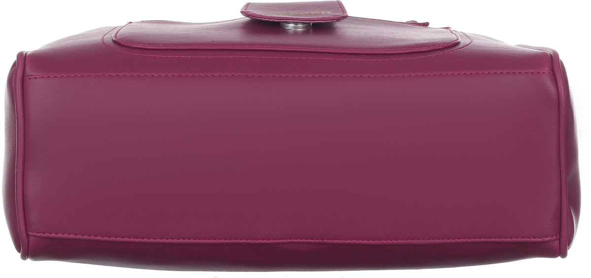 Handbag For Women And Girls Stylish violet PU Leather Bag Image 3