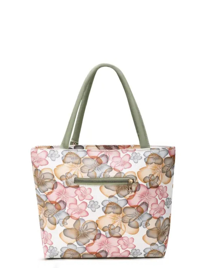 Handbag For Women And Girls Stylish Green PU Leather Bag Image 3