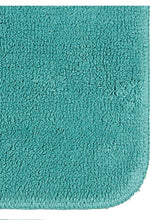 Microfiber Anti-Slip Doormat for Home & Bathroom Entrance Sky Blue Rectangular Mat (33x53 cm) 2 Pcs Image 3