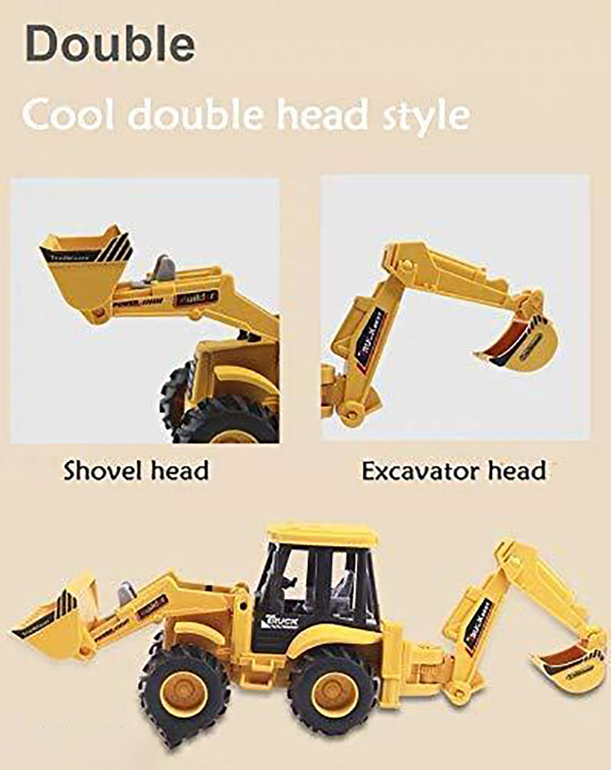 2 In 1 Small Construction Bulldozer Truck Toy Vehicles For Kids Image 2