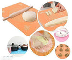 Silicon Fondant Rolling Mat With Measurements Stretchable For Kitchen Roti Chapati Cake Pad Cooking Image 2