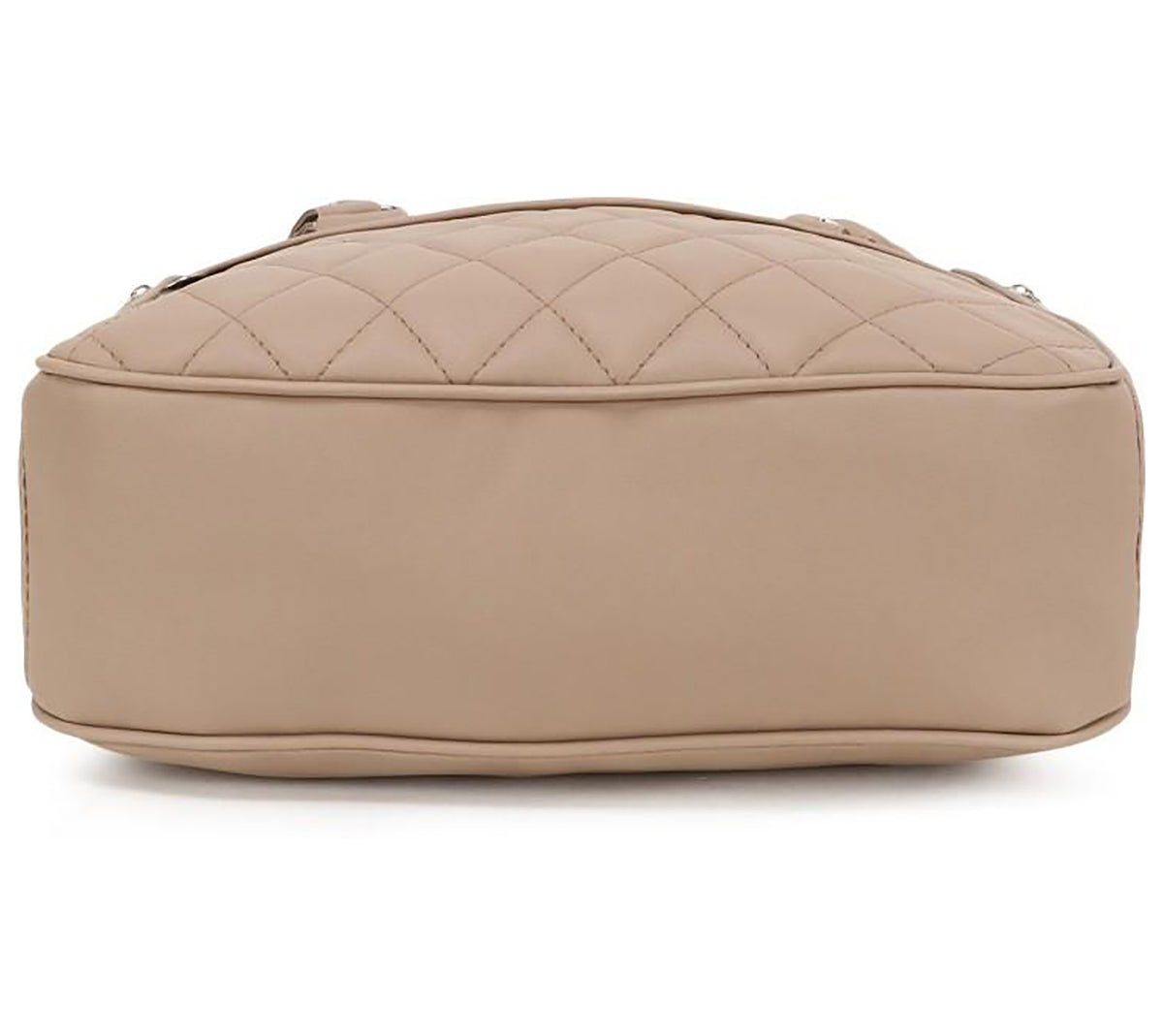 Handbag For Women And Girls Stylish Beige PU Leather Bag Image 2