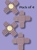Cotton Roti Cover Cloth Pack Of 4 Image 1
