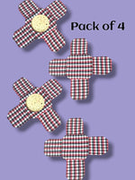 Cotton Roti Cover Cloth Pack Of 4 Image 1