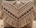 Handbag For Women And Girls Stylish Beige Fabric Bag Image 1