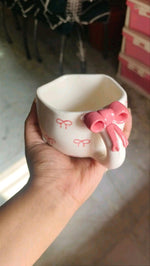 Coffee Bow Printed Mugs For Coffee Mugs Gifting Mugs Ceramic Mugs Traditional Mug Image 1
