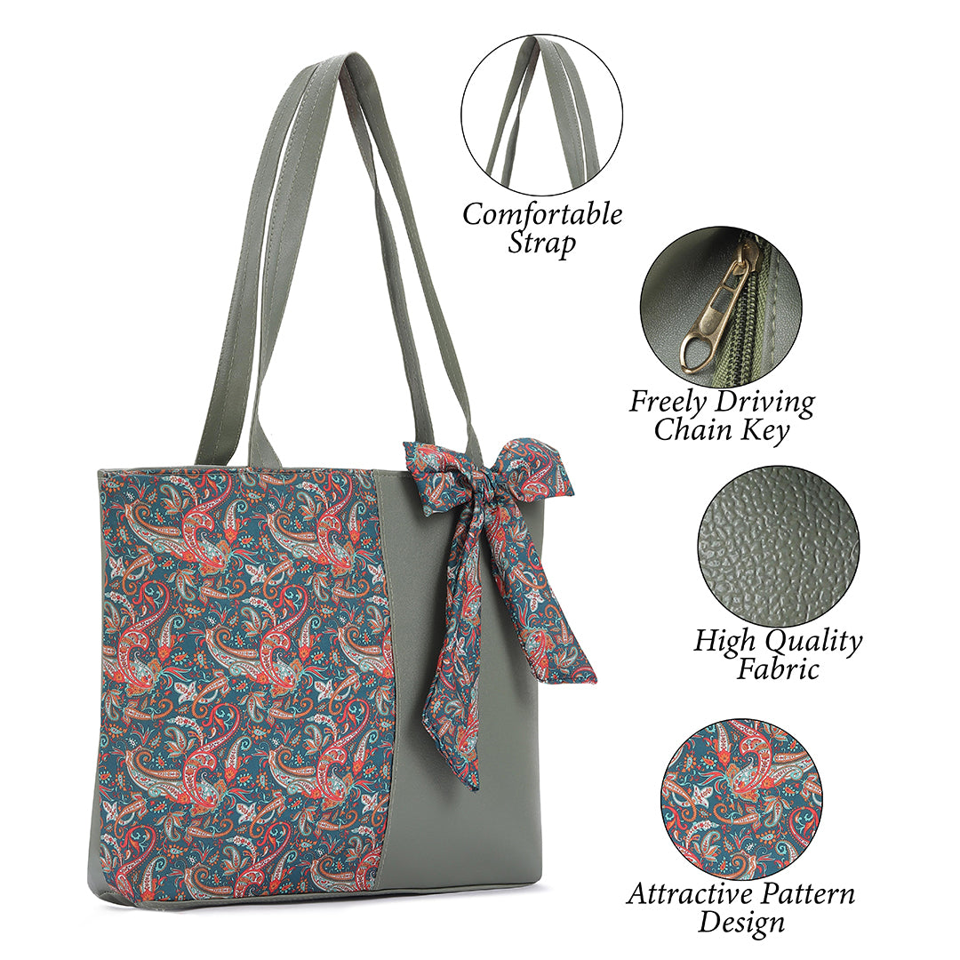 Handbag For Women And Girls Stylish Multicolor PU Leather Bag Image 2