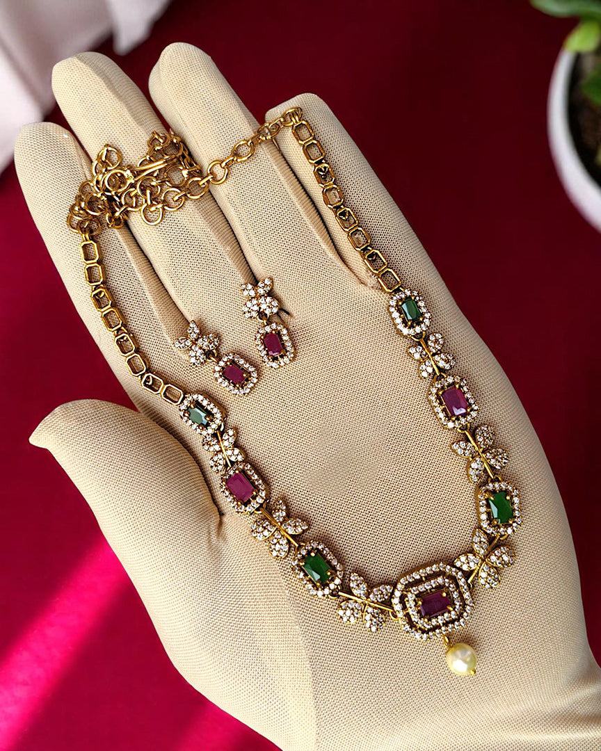 Premium Artificial Traditional Jewelry Collection: Ethnic Necklace & Earring Sets Image 3