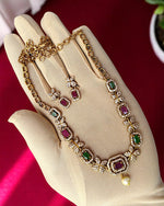 Premium Artificial Traditional Jewelry Collection: Ethnic Necklace & Earring Sets Image 3