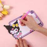 2 Pc Random Cartoon Magnetic Diamond Stone Painting Erasable Graffiti Drawing Board Childrens Early Education Writing Graffiti Board Students Message Writing Board Fridge Magnet Notice Board Image 3