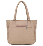 Handbag For Women And Girls Stylish Beige PU Leather Bag Image 3