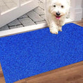 PVC Anti-Slip Doormat for Home & Bathroom Entrance Blue Rectangular Mat (40x60 cm) Image 1