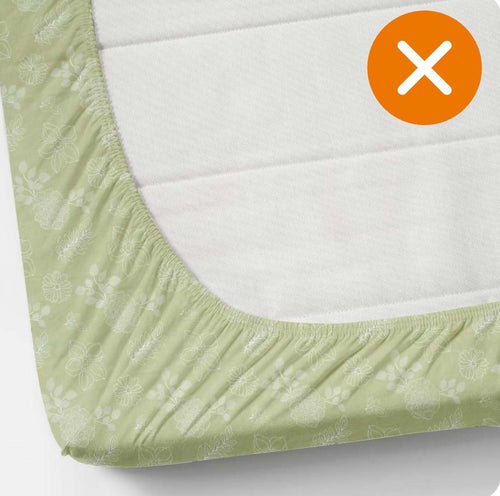 Cotton (78x72 Inch) Double Size Bedsheet With 2 Pillow Cover in Pista Color Image 2