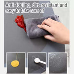 Memory Foam Anti-Slip Doormat for Home & Bathroom Entrance Grey Rectangular Mat (120x40 & 40x60 cm) 2 Pcs Image 3