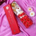 Soft Toy Artificial Flower Gift Set For Valentines Day For Girls Girlfriend Wife Boys Boyfriend Husband Image 1