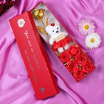 Soft Toy Artificial Flower Gift Set For Valentines Day For Girls Girlfriend Wife Boys Boyfriend Husband Image 1