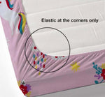 Glace Cotton (78x72 Inch) Double Size Bedsheet With 2 Pillow Cover in Pink Color Image 2