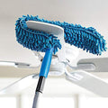 Fan Cleaning Brush Feather Microfiber Duster With Extendable Rod Dust Cleaner Image 1