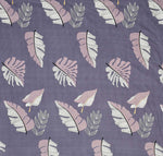 Glace Cotton (60x90 Inch) Single Size Bedsheet With 1 Pillow Cover in Violet Color Image 3