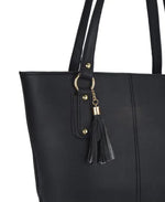 Handbag For Women And Girls Stylish Black PU Leather Bag Image 2