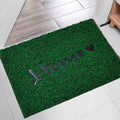 PVC Anti-Slip Doormat for Home & Bathroom Entrance Green Rectangular Mat (40x60 cm) Image 1