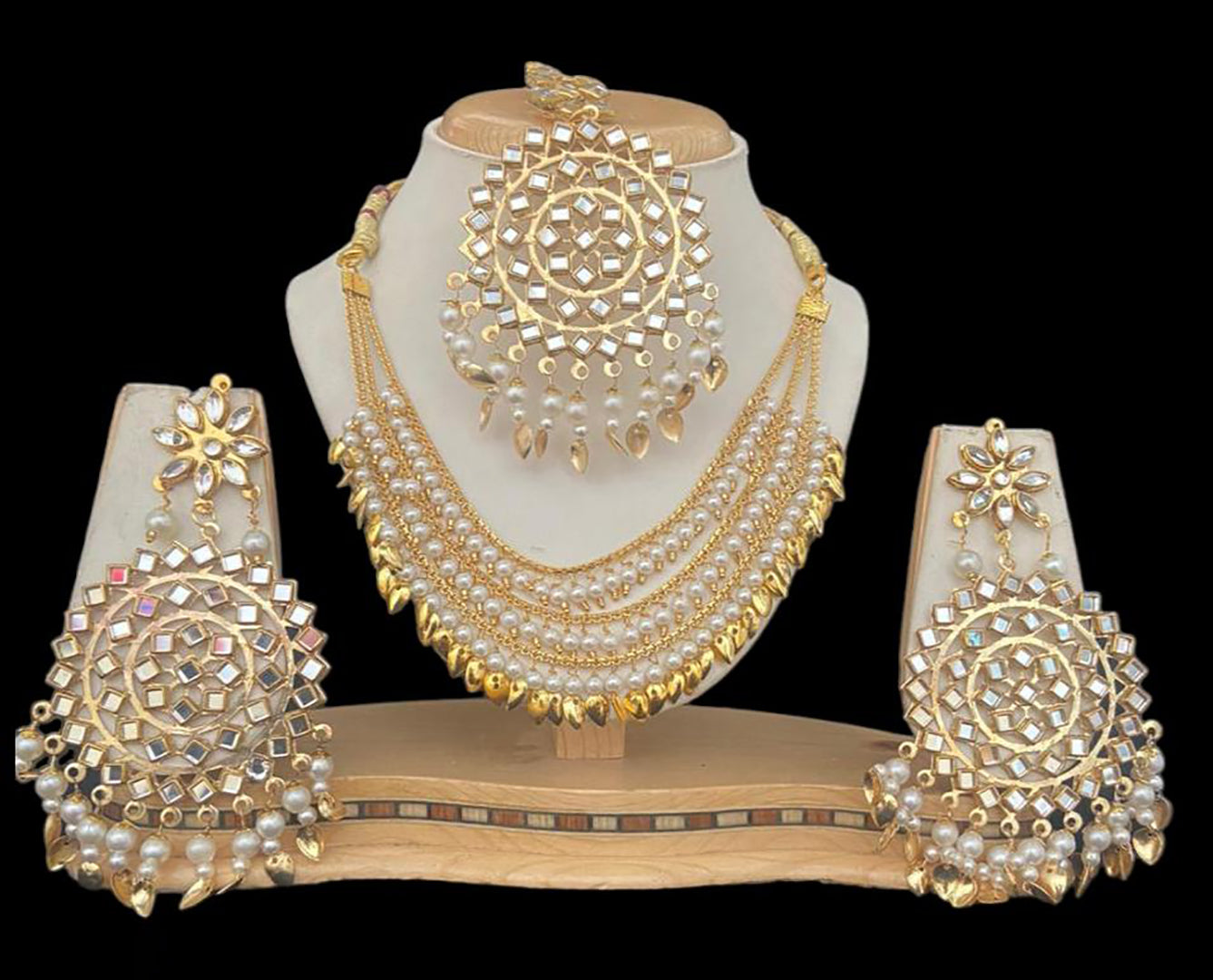 Premium Artificial Traditional Jewelry Collection: Ethnic Necklace & Earring Sets Image 1