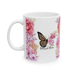 Butterfly Design Mug For Start Cute Day 350 ml White Cermic Mug For Sister And For Girls For Best Friend Image 3