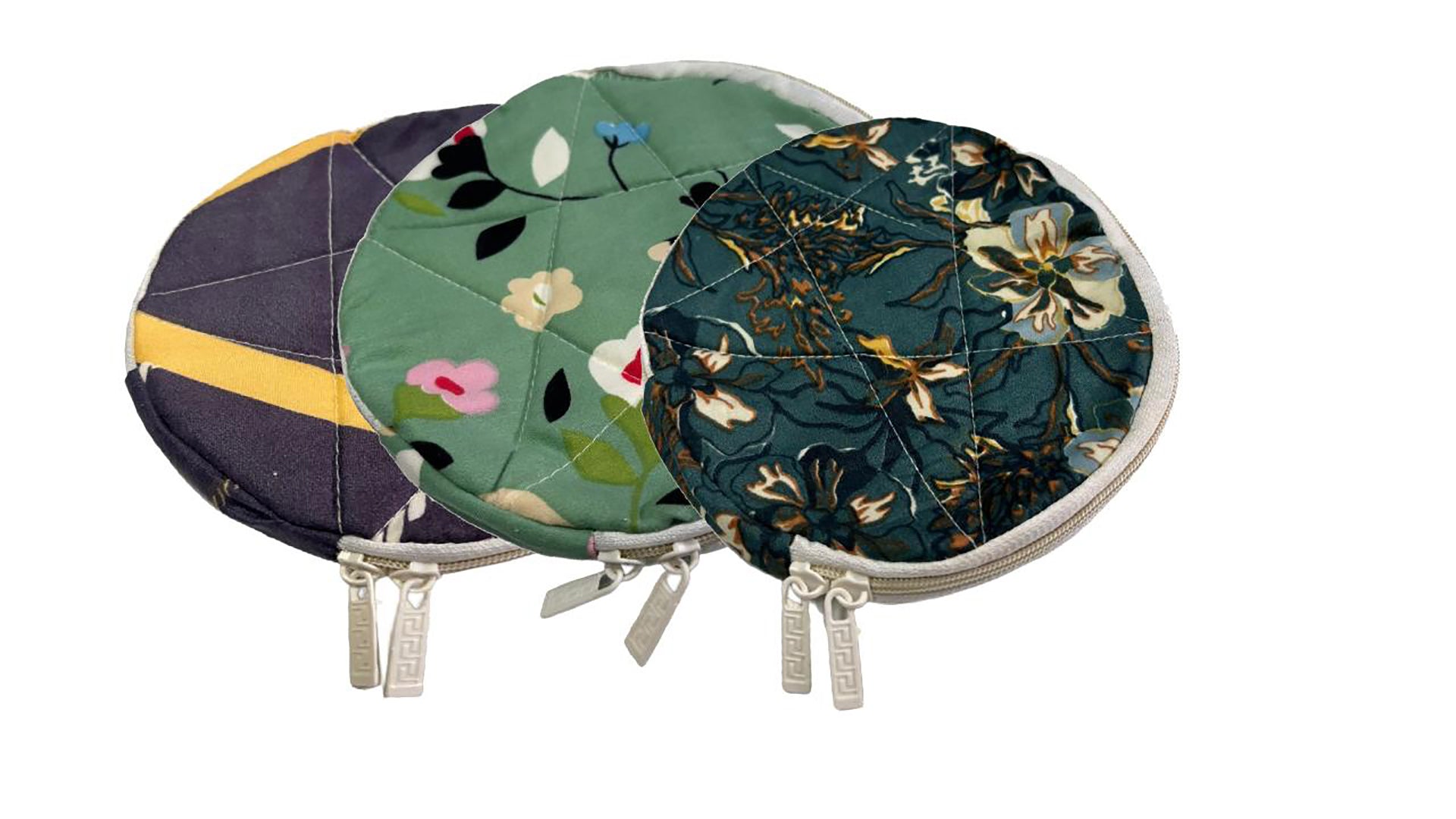Cotton Chapati Rumals Roti Cover Box Cricle Round In Different Sizes And Colors Set Of 3 Image 2