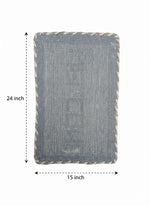 Cotton Anti-Slip Doormat for Home & Bathroom Entrance Multicolor Rectangular Mat (15x24 Inch) Image 4