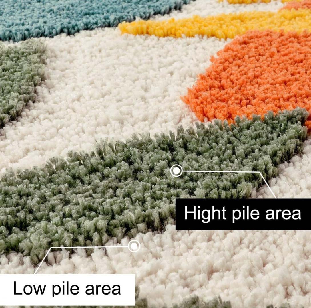 Microfiber Anti-Slip Doormat for Home & Bathroom Entrance Mulicolor Rectangular Mat (40x60 cm) Image 3