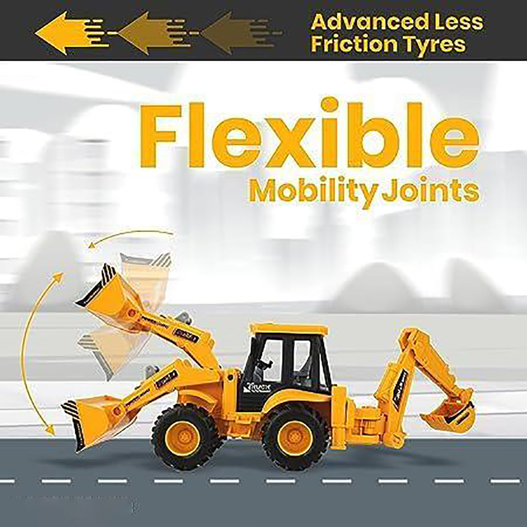 2 In 1 Small Construction Bulldozer Truck Toy Vehicles For Kids Image 1