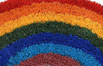 Microfiber Anti-Slip Doormat for Home & Bathroom Entrance Mulicolor Semi Circle Mat (45x70 cm) Image 3