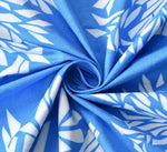 Cotton (78x72 Inch) Double Size Bedsheet With 2 Pillow Cover in Blue Color Image 3