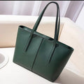 Handbag For Women And Girls Stylish Green PU Leather Bag Image 1