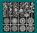 Stylestickers Mehandi Design Stickers For Hand Latest Mehandi Design Stencils For Girls Women Kids Easy To Use Best Mehandi Design Stencils Stcikers Collection Design No Ak911 Image 1