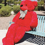 3 Ft Red New Teddy Bear 90 Cm High Quality And Fashionable New Teddy Bear All Types Gift Soft Toy Image 3