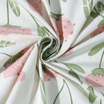 Cotton (90x100 Inch) Double Size Bedsheet With 2 Pillow Cover in White Color Image 3